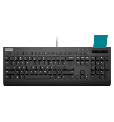 Lenovo Smartcard Wired Keyboard II AI- US Euro/Drátové USB-A/US/Černá