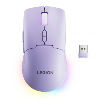 Lenovo Legion M220/Herní/Optická/Pro praváky/5 000 DPI/USB+BT/Fialová