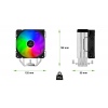EVOLVEO QuietCool5, CPU chladič, 6x heatpipe, černý