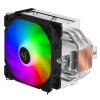 EVOLVEO QuietCool7, CPU chladič s digitálním displejem, 6x heatpipe, černý