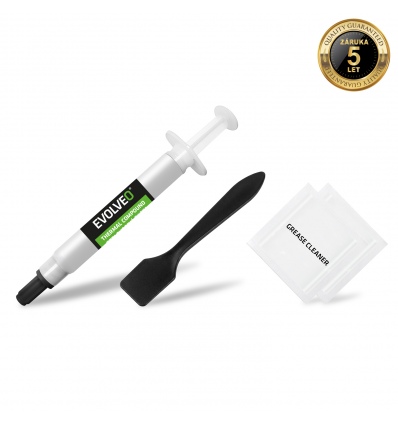 EVOLVEO Ptero TC3, teplovodivá pasta, 17,3W/mK, záruka 5 let, 2 g