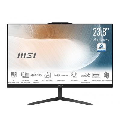 MSI Modern/AM242 1M-2298EU/23,8"/FHD/3-100U/8GB/512GB/Intel int/W11H/Černá/3R