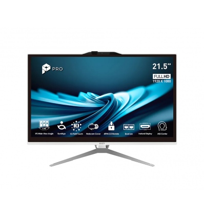 MSI PRO/AP222T 14MA-669EU/21,5"/FHD/T/G7400/8GB/128GB/Intel int/W11P/Bílá/3R