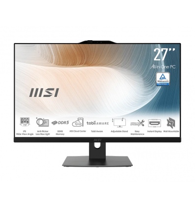 MSI Modern/AM272P 1M-855EU/27"/FHD/5-120U/16GB/512GB/Intel int/W11P/Černá/3R