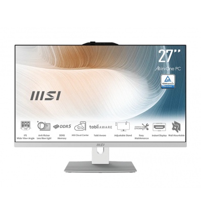 MSI Modern/AM272P 1M-1402EU/27"/FHD/5-120U/16GB/512GB/Intel int/W11H/Bílá/3R