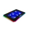EVOLVEO Ania 9, chladící podložka pod notebook, 6x ventilátor, RGB obvodové podsvícení