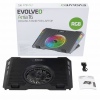 EVOLVEO Ania 16, chladicí podložka pod notebook, 5x ventilátor, RGB podsvícení