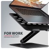 AXAGON STND-LQB hliníkový HQ stojan na notebook 10"-17.3" nastavitelná výška a úhel, černý