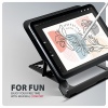 AXAGON STND-LAB hliníkový stojan na notebook 10"-17.3" nastavitelná výška, černý