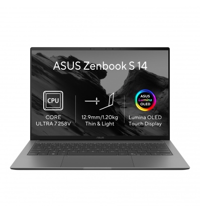 ASUS Zenbook S 14 OLED/UX5406SA-OLED700X/U7-258V/14"/2880x1800/T/32GB/512GB/Intel int/W11P/Gray/2R
