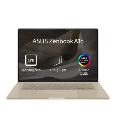 ASUS Zenbook A16/UX3607QA-OLED104WZ/SD-X1-26-100/16"/WUXGA/16GB/512GB/Adreno/W11H/Brown/2R