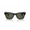 Meta Ray-Ban Gen2 Wayfarer, Black, G15 Green (Large)