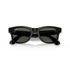 Meta Ray-Ban Gen2 Wayfarer, Black, G15 Green (Large)