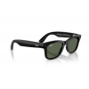 Meta Ray-Ban Gen2 Wayfarer, Black, G15 Green (Large)