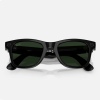 Meta Ray-Ban Gen2 Wayfarer, Shiny Black, Green transitions (Large)