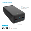 Powerbanka FIXED Zen2, LCD, PD 20W, 30 000 mAh