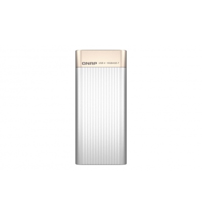 QNAP QNA-UC10G1T - adaptér USB-C 4 (podpora Thunderbolt 3 a 4) na 10GbE NBASE-T (pasivní chlazení)