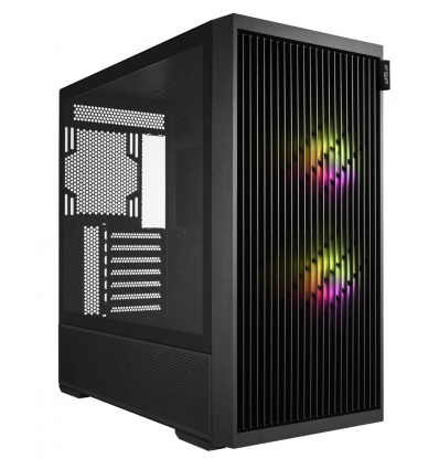 FSP M330-BA/Midi Tower/Transpar./Černá