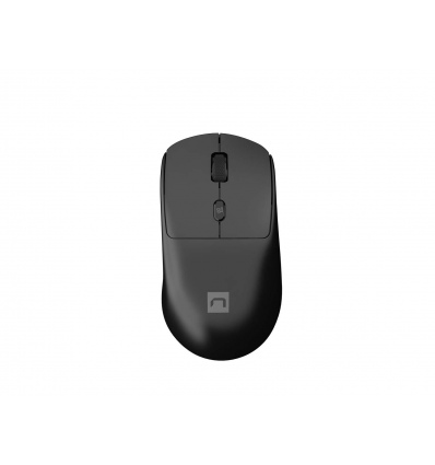 Laserová bezdrátová myš Natec HAWK 2/Kancelářská/Laserová/3 200 DPI/Bezdrátové USB/Černá