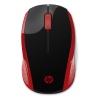 HP 200/Cestovní/Optická/1 000 DPI/Bezdrátová USB/Červená