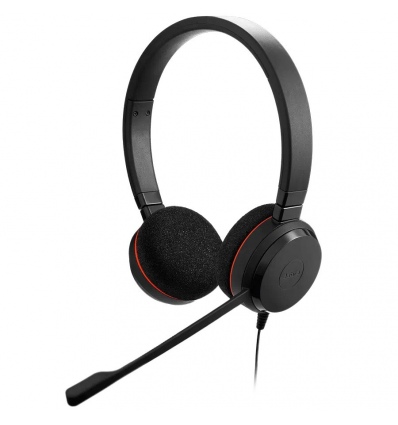 Jabra Evolve 20, Stereo UC, USB C/A adapter