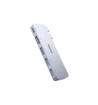 Baseus Dokovací stanice Ultra Joy 5v1 (USB-C PD, 3xUSB 3.0, HDMI) šedá