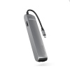 Epico 6v1 Slim Hub 8K s USB-C konektorem - šedá