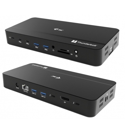 i-tec Thunderbolt 5 Triple Display Docking Station, M.2 slot, 6x USB, 2.5 GLAN, Power Delivery 140W