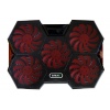 EVOLVEO Ania 14, chladicí podložka pro notebook, 5x ventilátor, červené podsvícení
