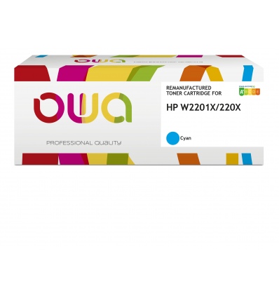 OWA Armor toner kompatibilní s HP W2201X, 220X, 5500st, modrá/cyan