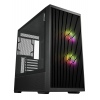 FSP M330-BA/Midi Tower/Transpar./Černá