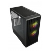 FSP M330-BA/Midi Tower/Transpar./Černá