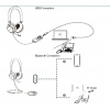 UH38 Dual UC&nbsp;-BAT/Stereo/ANC/USB/Drát/BT/Bezdrát/Černá