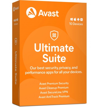 AVAST Ultimate MD up to 10 connections 3Y