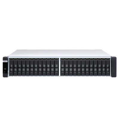 QNAP ES2486dc-2142IT-96G (all-flash ZFS NAS, duální řadič, 2x Xeon, 2x 48GB RAM, 24x 2,5" SAS)