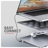 AXAGON HMC-STND, stojan pro 10"-17" notebooky, USB 5Gbps hub, 3x USB-A, HDMI 4k/60Hz, RJ-45, PD 100W