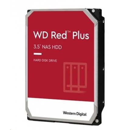 QNAP WD, HDD, Red Plus, SATA III, 3.5-inch, 8TB, WD80EFPX