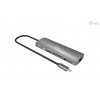 i-tec USB-C Metal Nano Docking Station 4K HDMI LAN, Power Delivery 100 W + Charger 100W (bundle)