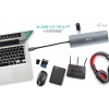 i-tec USB-C Metal Nano Docking Station 4K HDMI LAN, Power Delivery 100 W + Charger 100W (bundle)