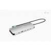i-tec USB-C Metal Nano 3x Display Dock, 2x HDMI 1x USB-C video, PD 140W + Universal Charger 140W