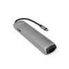 Epico 6v1 Slim Hub 8K s USB-C konektorem - šedá