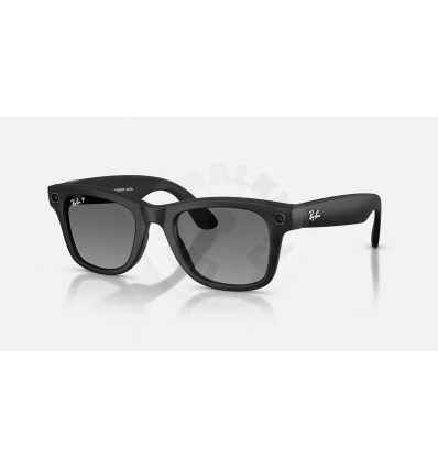 Meta Ray-Ban Gen2 Wayfarer, Matte Black, Grey Polarized Gradient