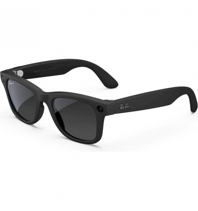 Meta Ray-Ban Gen2 Wayfarer, Matte Black, Graphite (Large)
