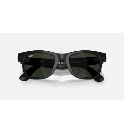 Meta Ray-Ban Gen1 Wayfarer - Matte Black/Clear to Graphite Green Transitions