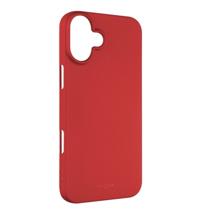 Kryt FIXED Story pro Apple iPhone 16 Plus, červený