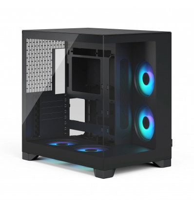 Fractal Pop 2 Vision/Midi Tower/Transpar./Černá