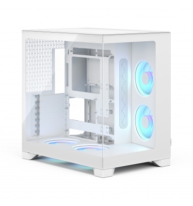 Fractal Pop 2 Vision/Midi Tower/Transpar./Bílá