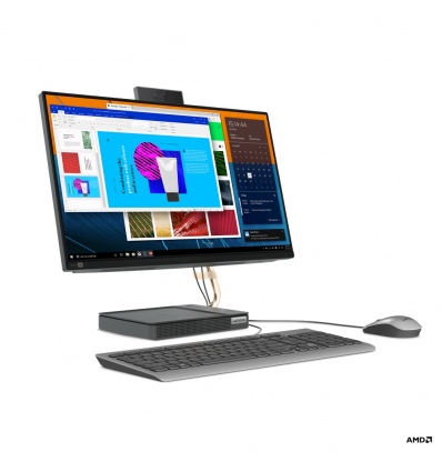 Lenovo IdeaCentre/AIO 5 24ALC6/23,8"/FHD/R5-5500U/12GB/512GB SSD/AMD int/W10/Black/2R