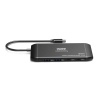 PORT CONNECT Cestovní dokovací stanice USB-C, 2×4K, 7portů, PD100W