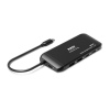 PORT CONNECT Cestovní dokovací stanice USB-C, 2×4K, 7portů, PD100W